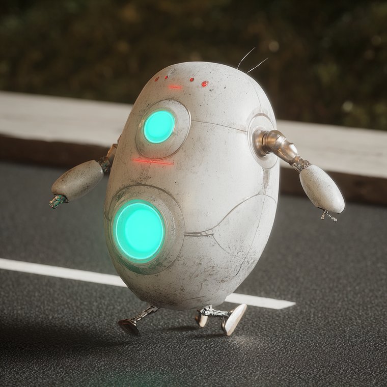 A hovering helper bot